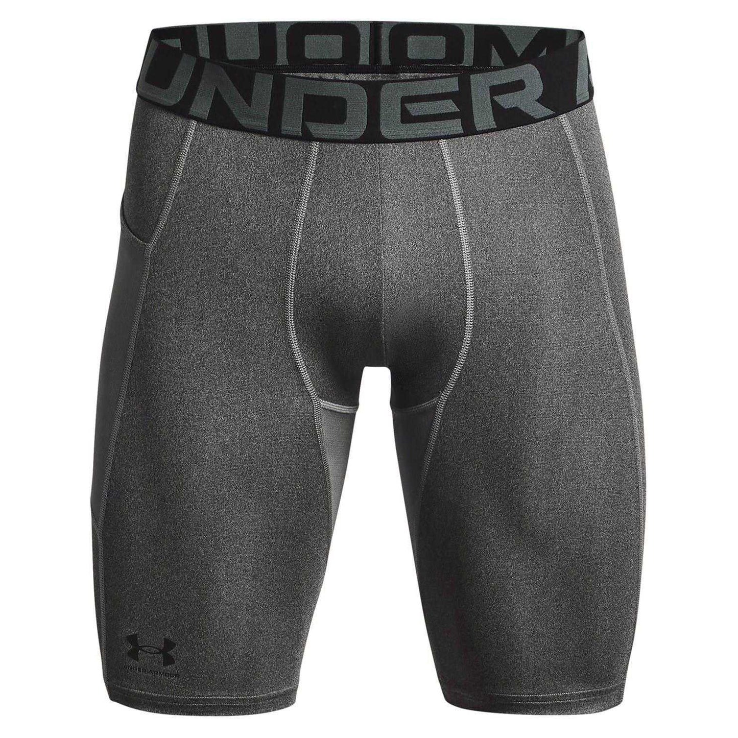 Carbon Heather - Front - Under Armour Mens HeatGear Tight Compression Shorts