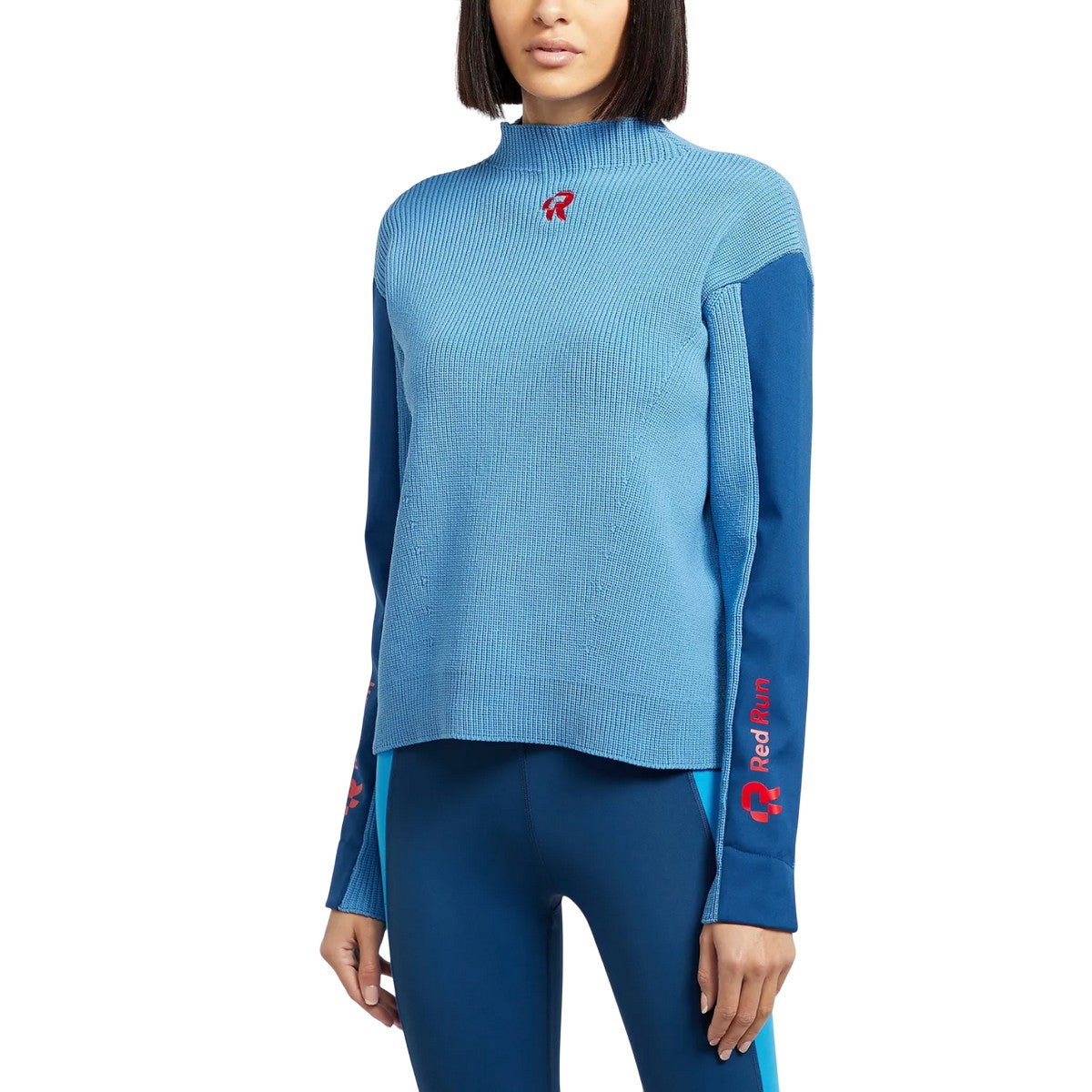 Blue - Lifestyle - Red Run Womens-Ladies Elektra Knitted Sweatshirt