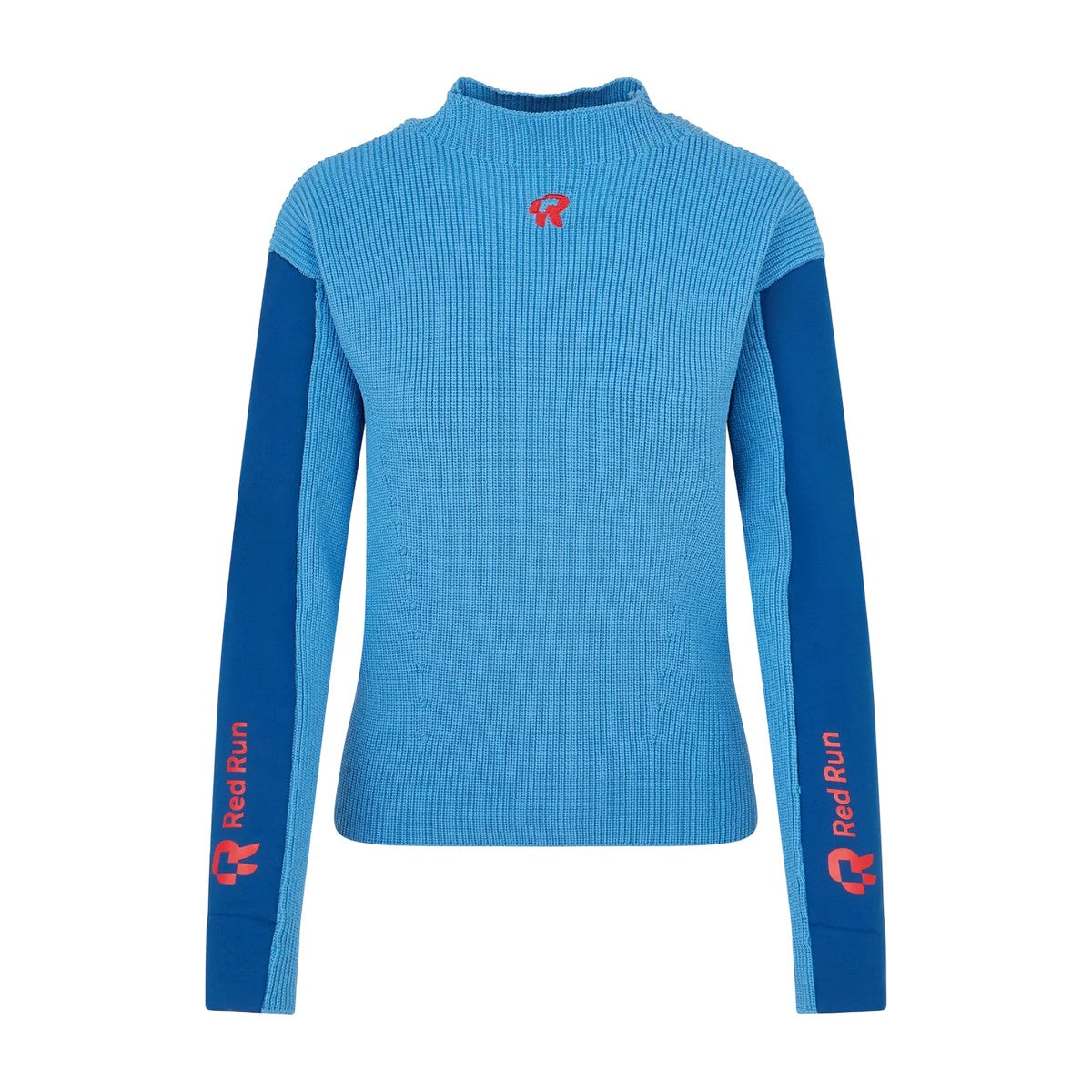 Blue - Front - Red Run Womens-Ladies Elektra Knitted Sweatshirt