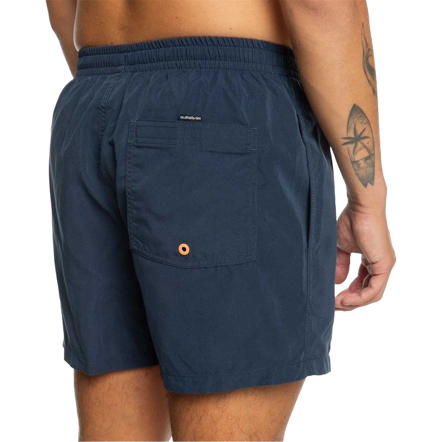 Navy Blazer - Back - Quiksilver Mens Volley Swim Shorts