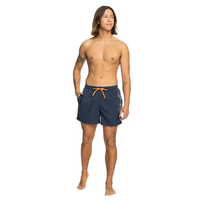 Navy Blazer - Pack Shot - Quiksilver Mens Volley Swim Shorts