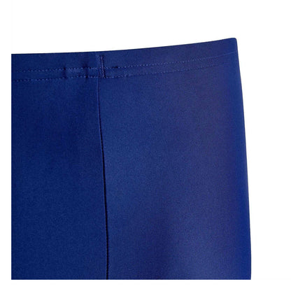Dark Blue - Side - Adidas Childrens-Kids Classic 3 Stripes Regular Swim Shorts