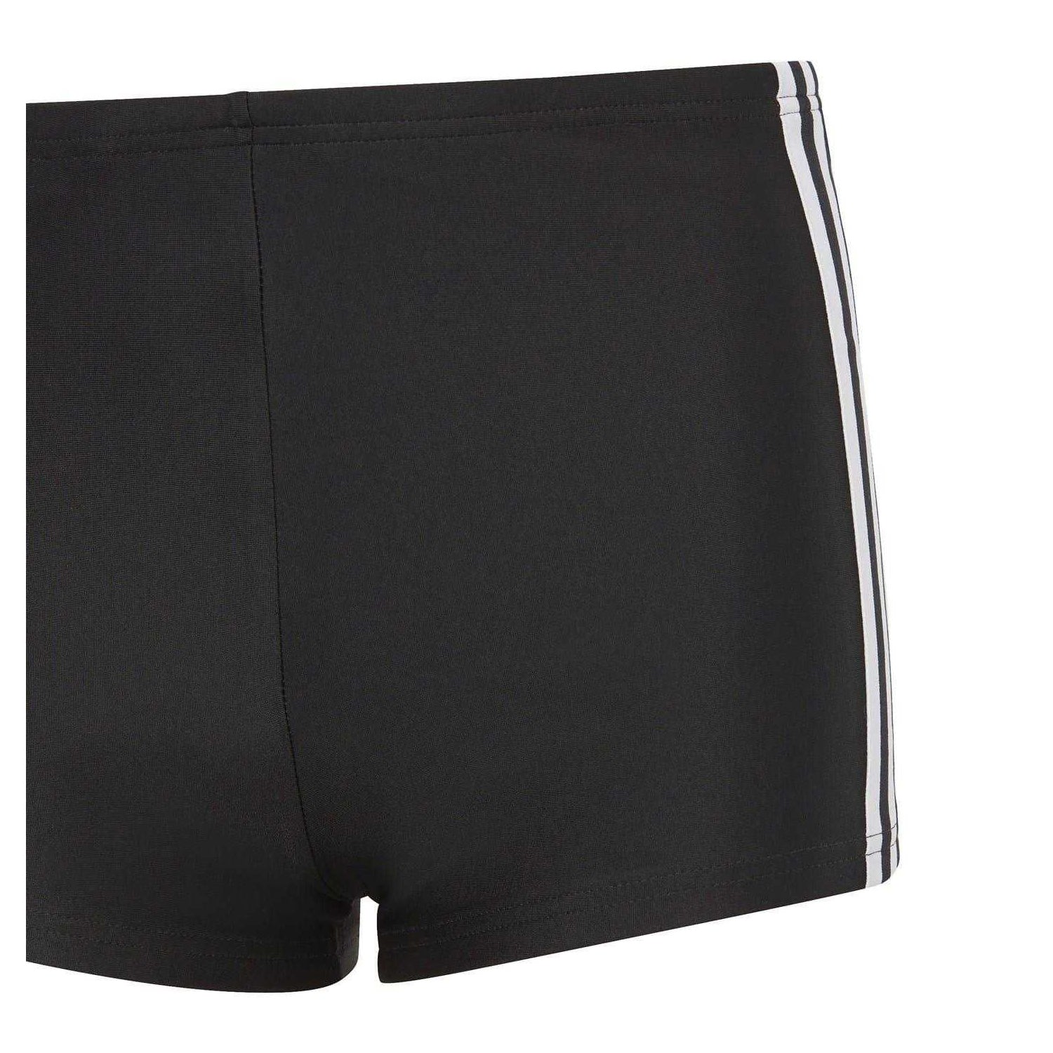 Black-White - Lifestyle - Adidas Childrens-Kids Classic 3 Stripes Regular Swim Shorts