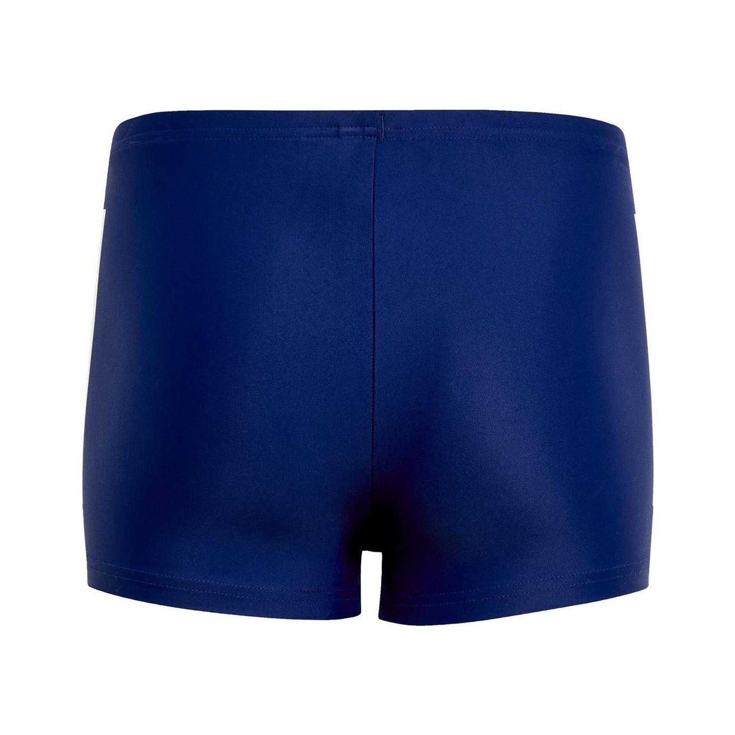Dark Blue - Back - Adidas Childrens-Kids Classic 3 Stripes Regular Swim Shorts