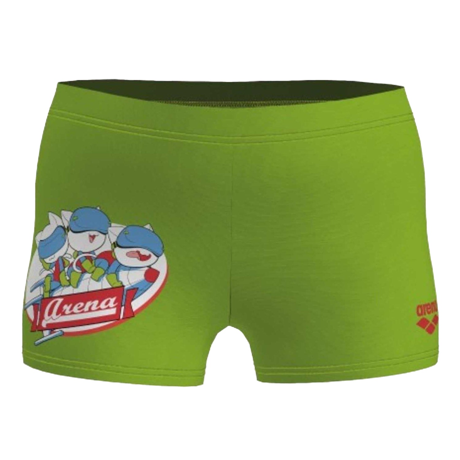 Soft Green - Side - Arena Boys Swim Shorts