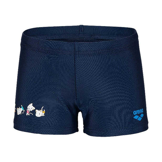 Navy - Front - Arena Boys Cat Swim Shorts