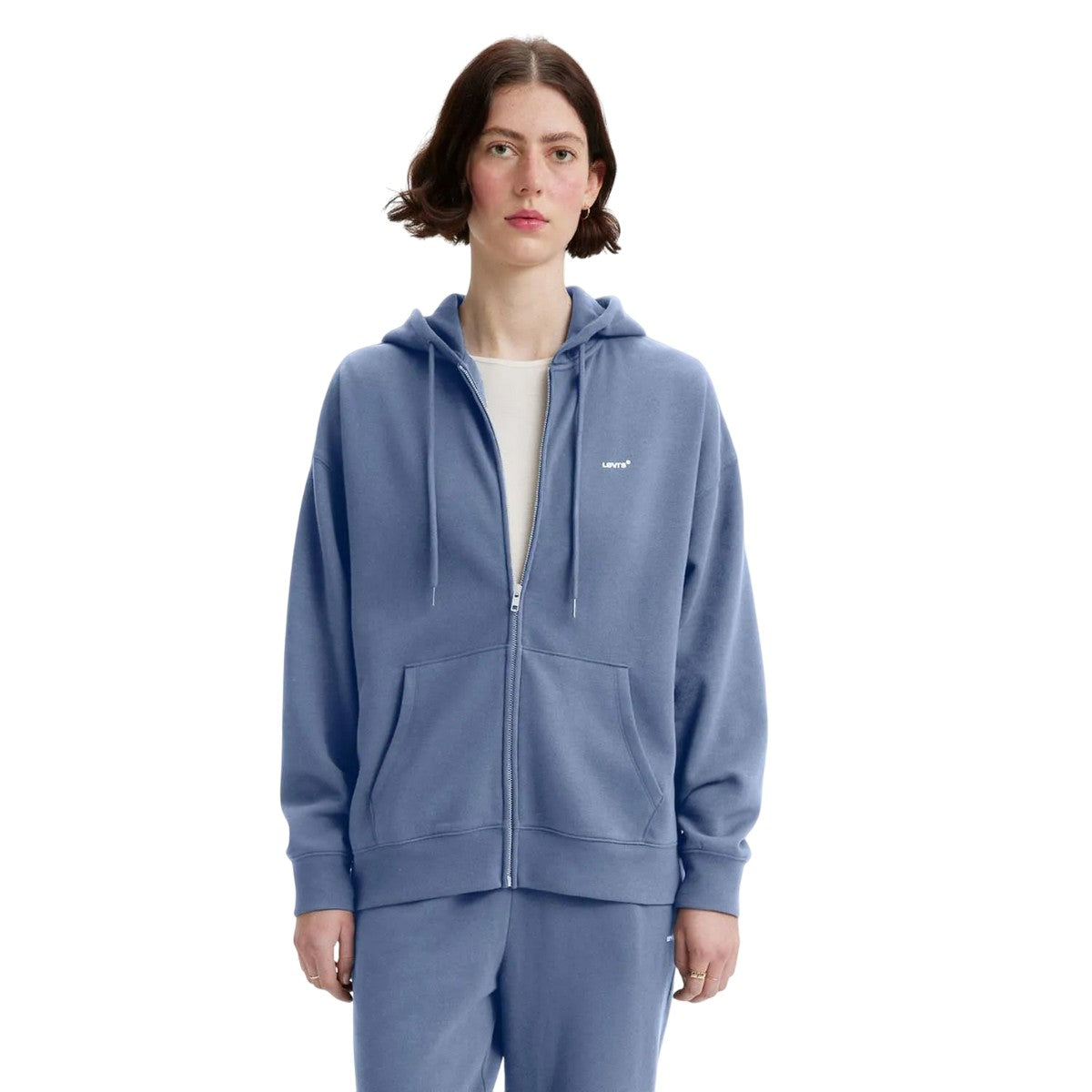 Indigo - Lifestyle - Levis Womens-Ladies Everyday Full Zip Hoodie