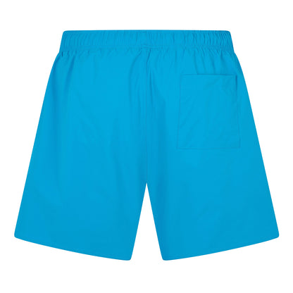 Turquoise-Aqua - Back - Boss Mens Iconic Side Stripe Swim Shorts