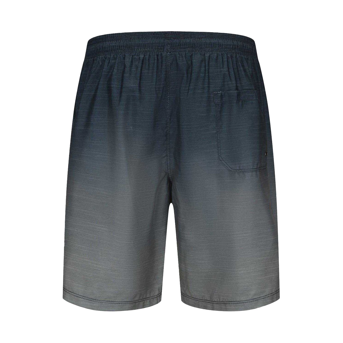 Blue Ombre - Back - Hot Tuna Mens Ombre Stripe Swimming Swim Shorts