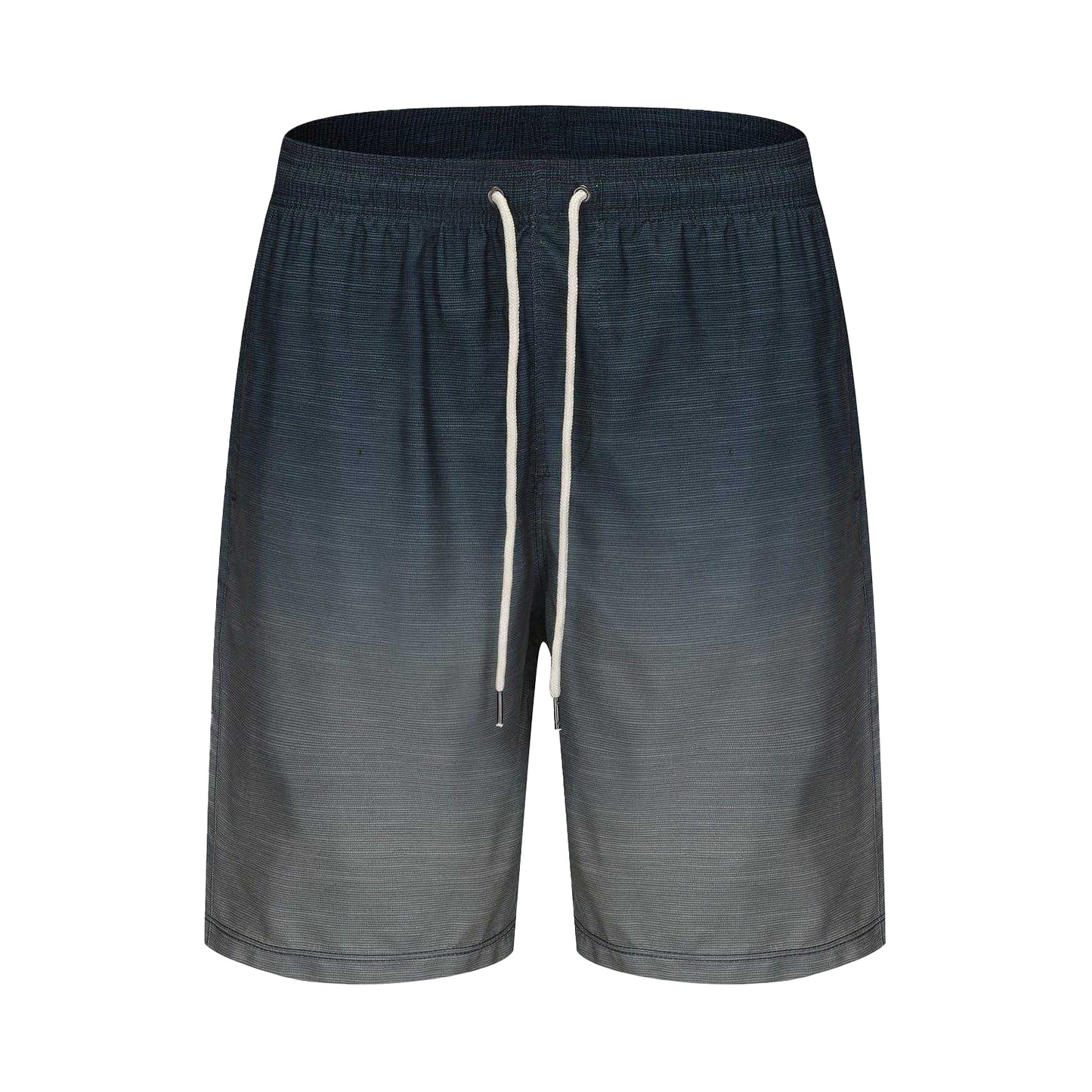 Blue Ombre - Front - Hot Tuna Mens Ombre Stripe Swimming Swim Shorts
