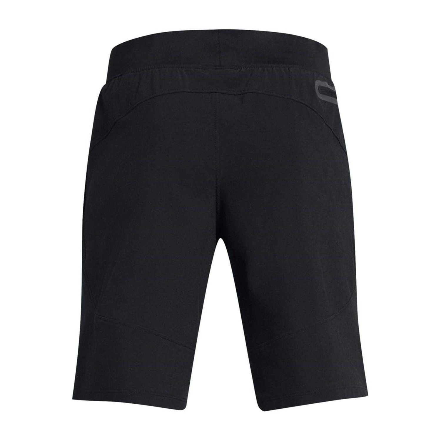 Black - Back - Under Armour Boys Unstoppable Water Repellent Shorts