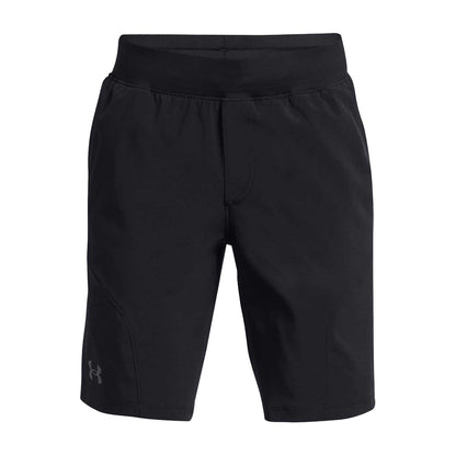 Black - Front - Under Armour Boys Unstoppable Water Repellent Shorts