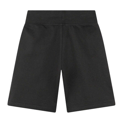 Black - Back - Hugo Childrens-Kids Logo Summer Shorts