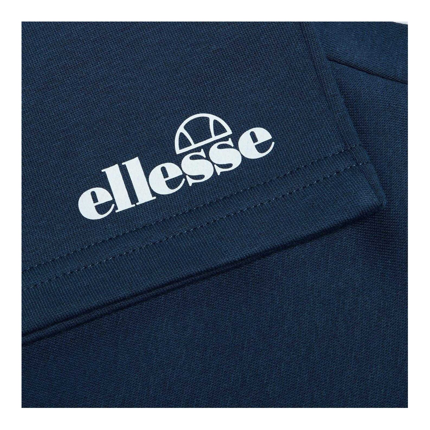 Navy - Side - Ellesse Boys Jersey Shorts