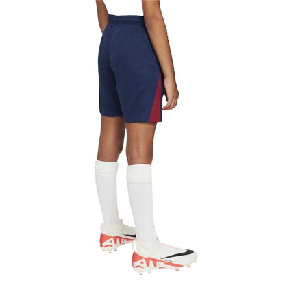 Blue - Back - FC Barcelona Childrens-Kids Football Shorts