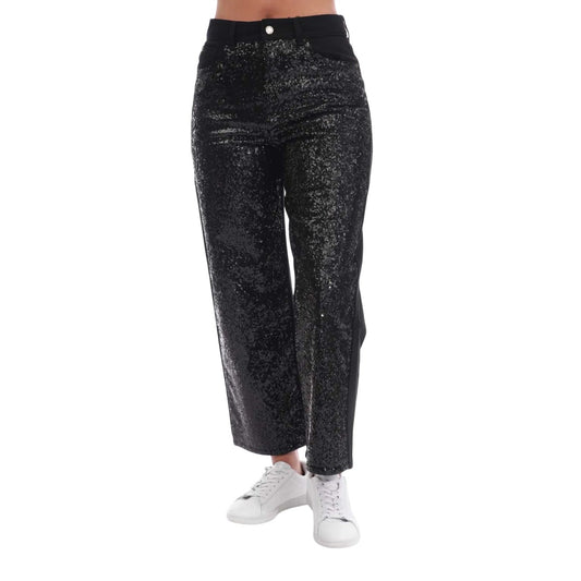 Black - Front - Emporio Armani Womens-Ladies J31 Regular Jeans