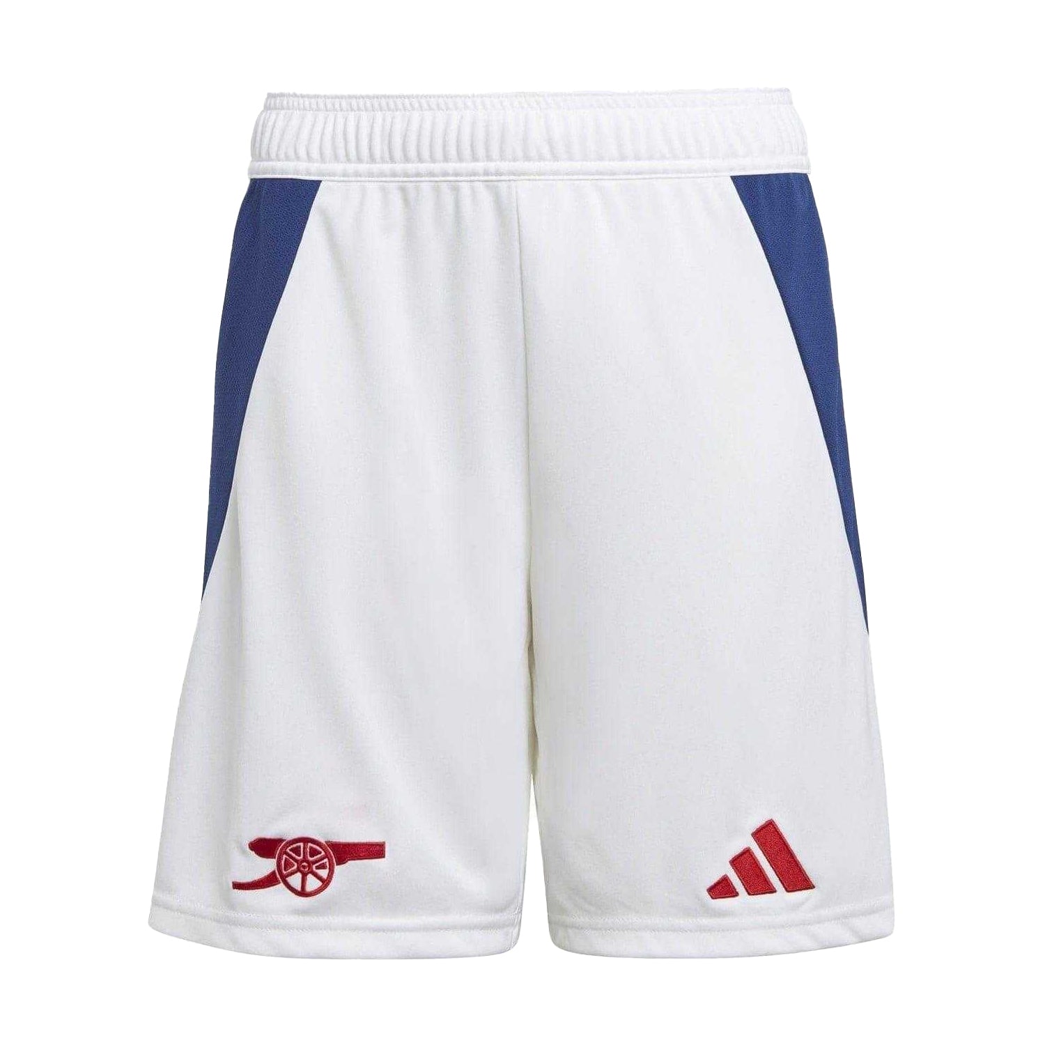 White - Front - Arsenal Childrens-Kids Arsenal Home Football Shorts
