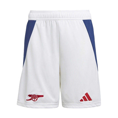 White - Front - Arsenal Childrens-Kids Arsenal Home Football Shorts