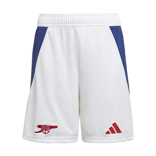 White - Front - Arsenal Childrens-Kids Arsenal Home Football Shorts