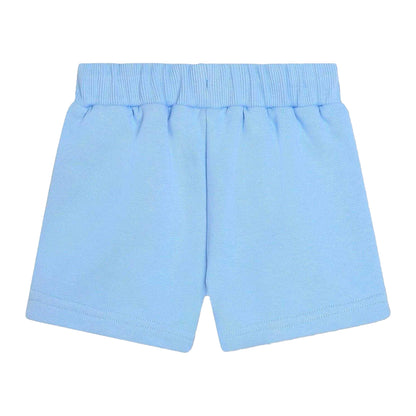 Pale Blue - Back - Kenzo Baby Logo Sweat Shorts