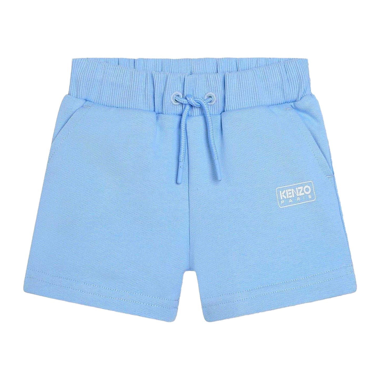 Pale Blue - Front - Kenzo Baby Logo Sweat Shorts