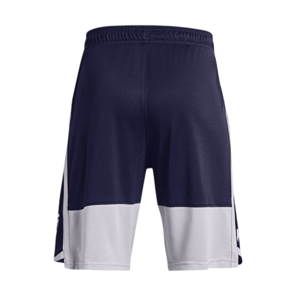 Blue - Back - Under Armour Childrens-Kids Stunt 3.0 Shorts