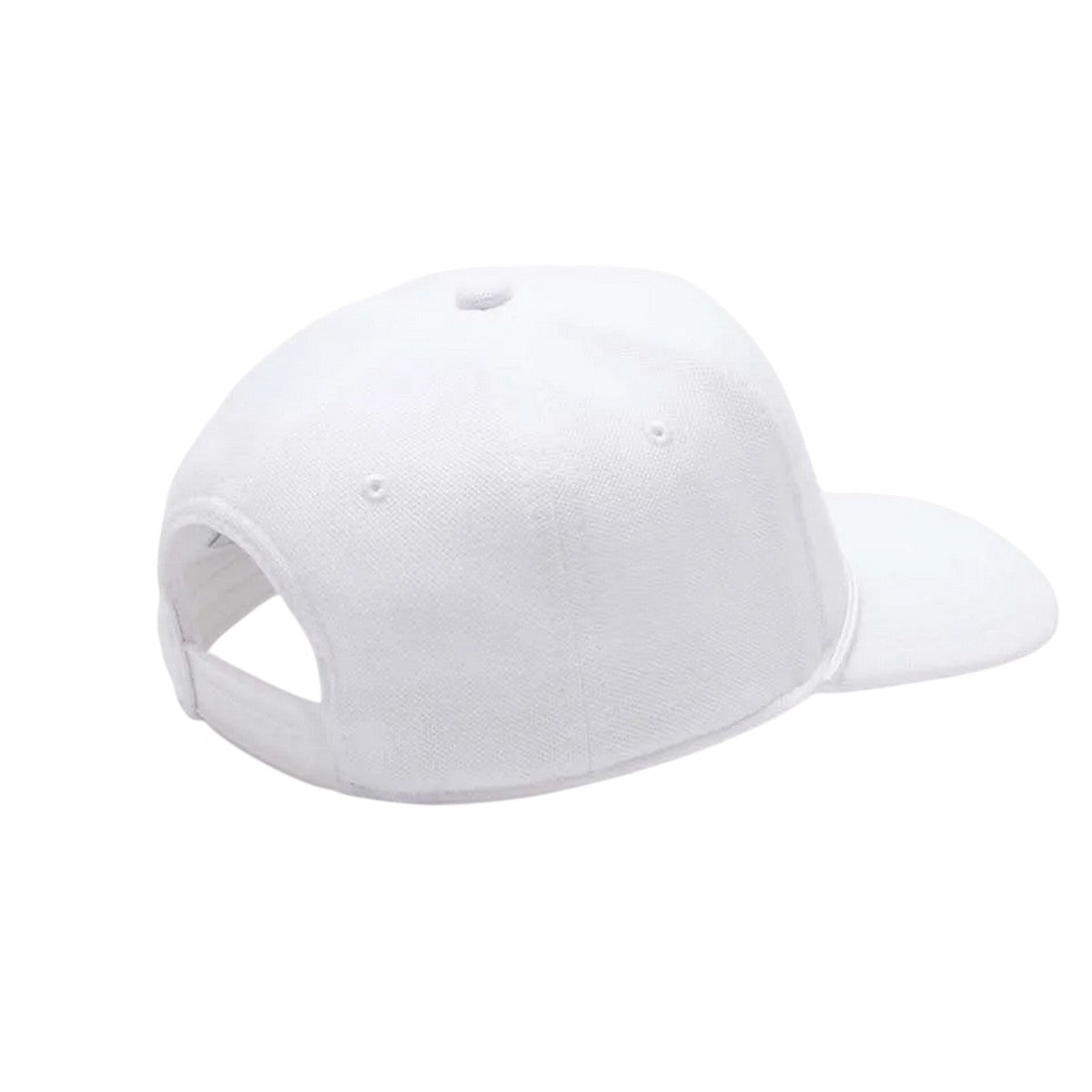 White - Back - Lacoste Unisex Adult APC Logo Organic Cotton Cap