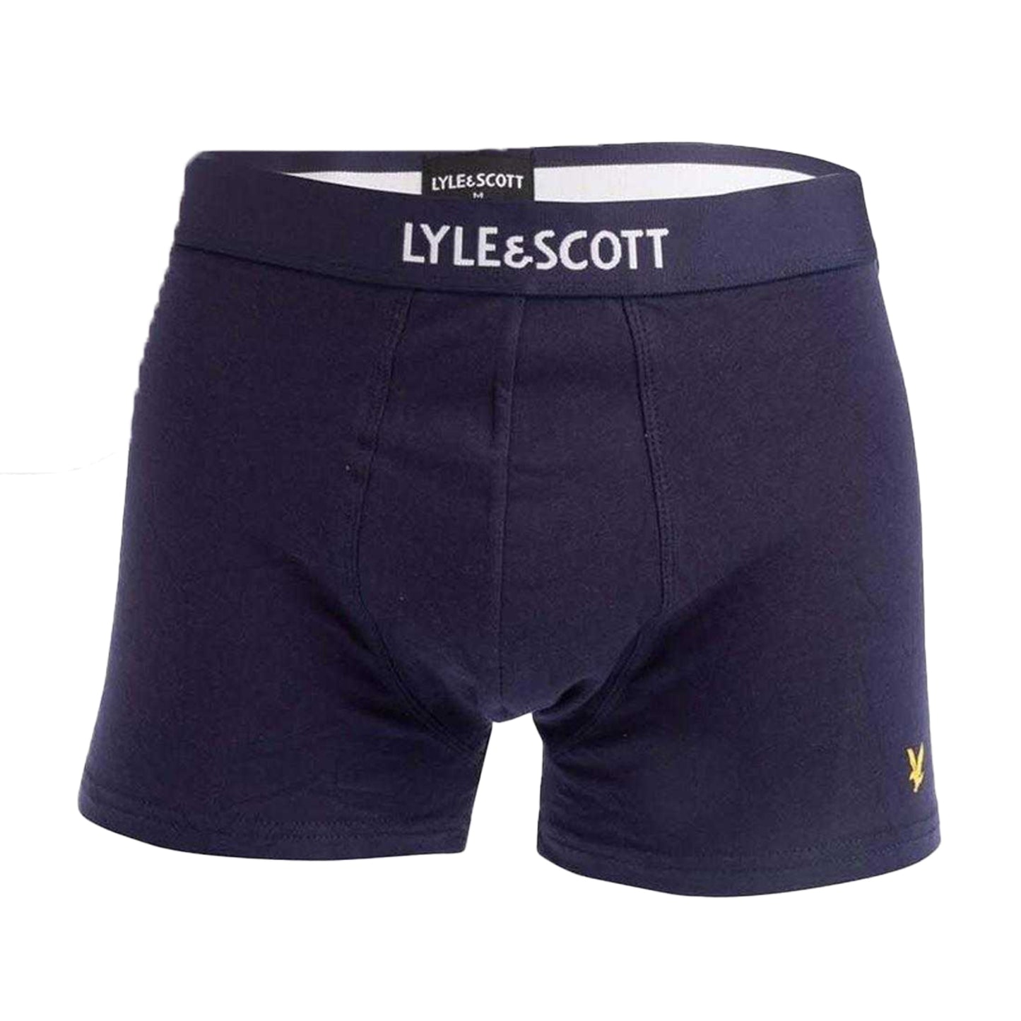 Black-Grey - Back - Lyle & Scott Mens Devon Boxer Shorts (Pack of 3)