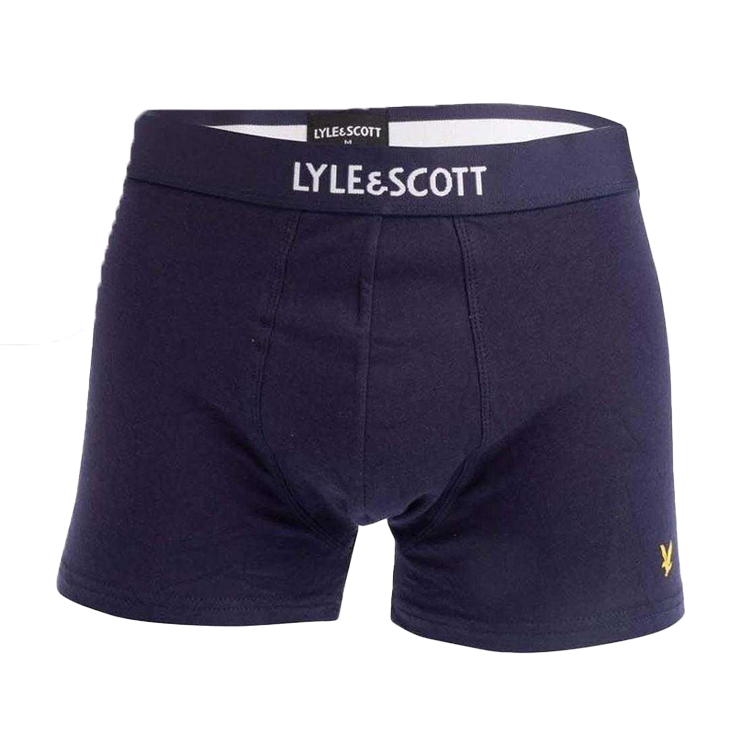 Black-Grey - Back - Lyle & Scott Mens Devon Boxer Shorts (Pack of 3)