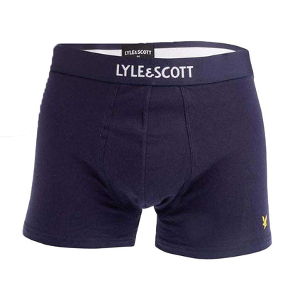 Black-Grey - Back - Lyle & Scott Mens Devon Boxer Shorts (Pack of 3)