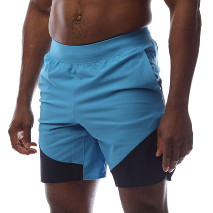 Light Blue - Front - Under Armour Mens Vanish Elite Shorts