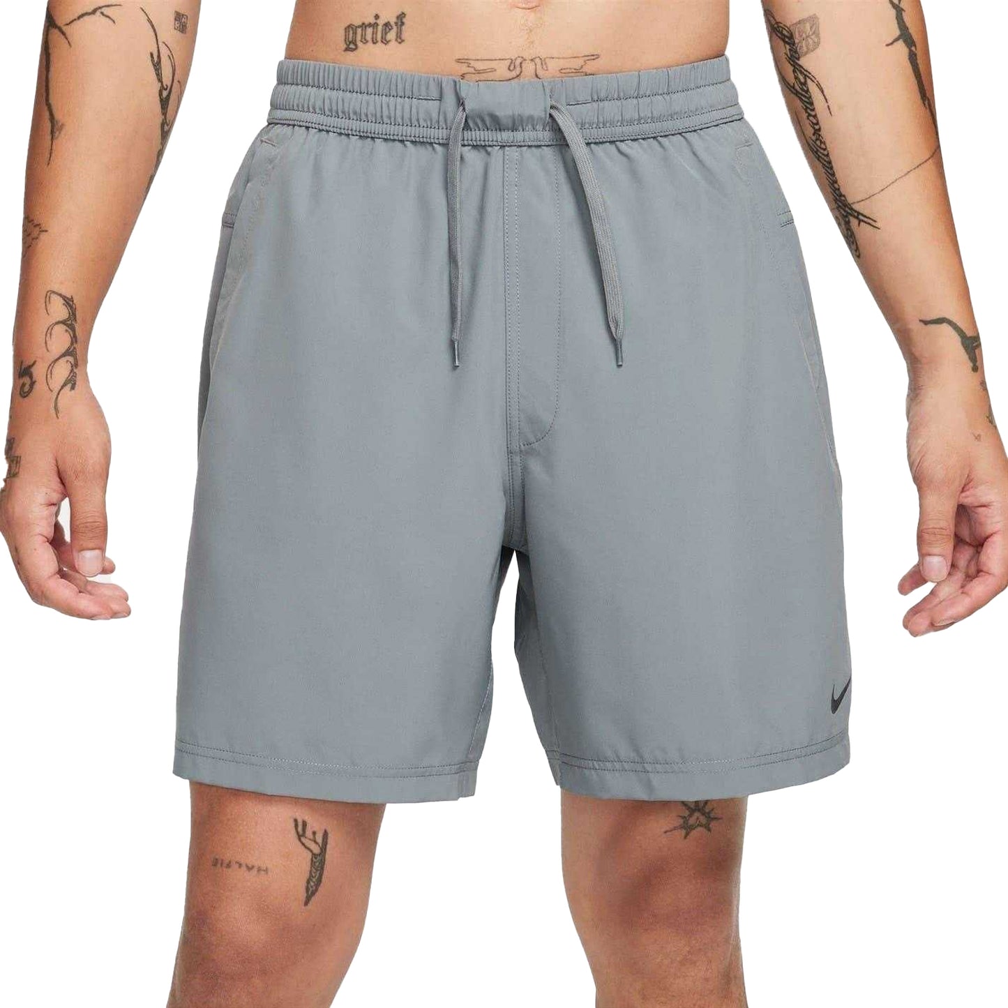 Grey-Black - Front - Nike Mens Lightweight Slim Shorts