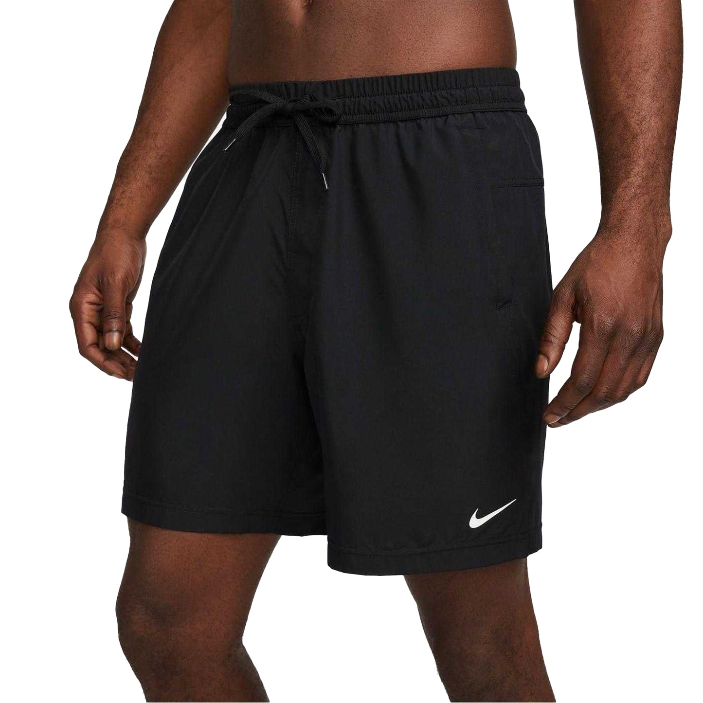 Black-White - Front - Nike Mens Lightweight Slim Shorts