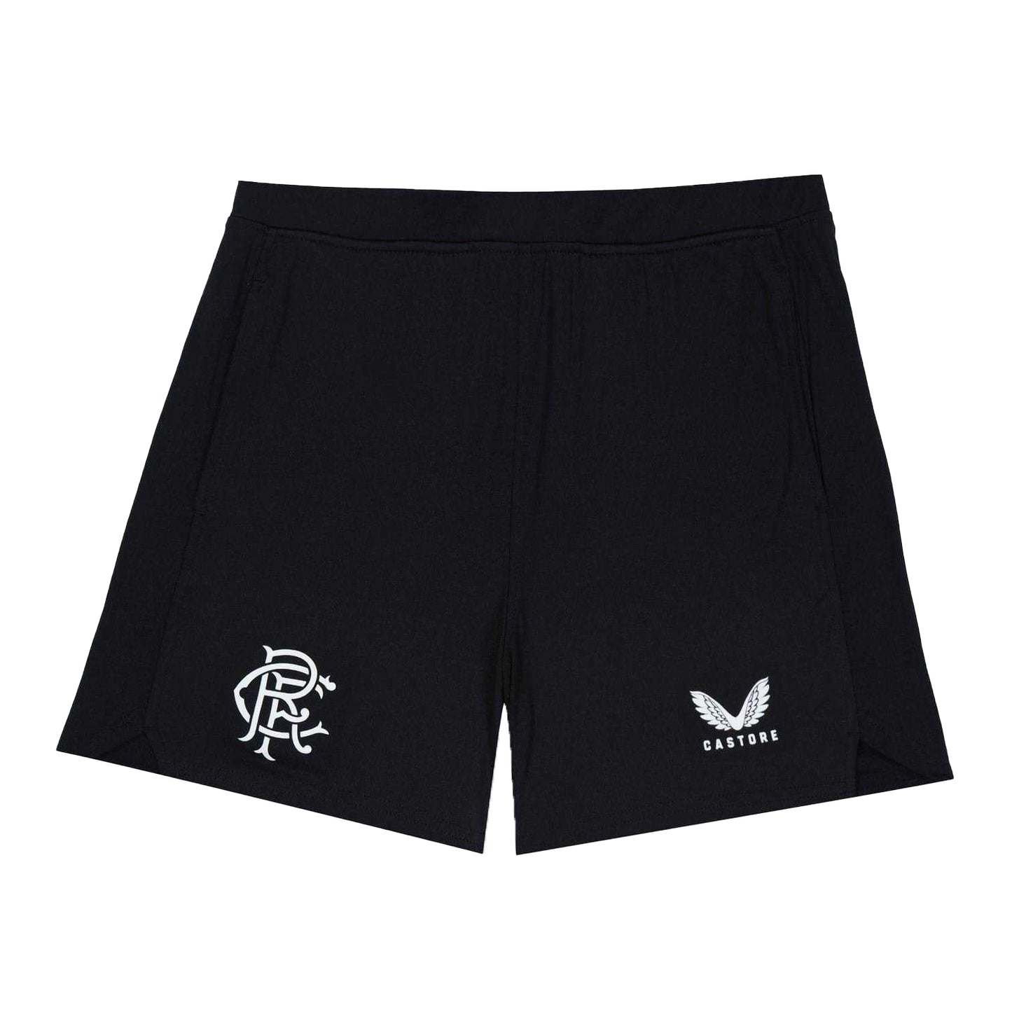 Black - Front - Castore Childrens-Kids Rangers FC Shorts