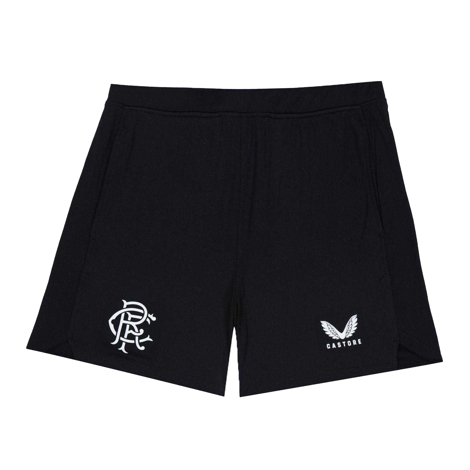 Black - Front - Castore Childrens-Kids Rangers FC Shorts