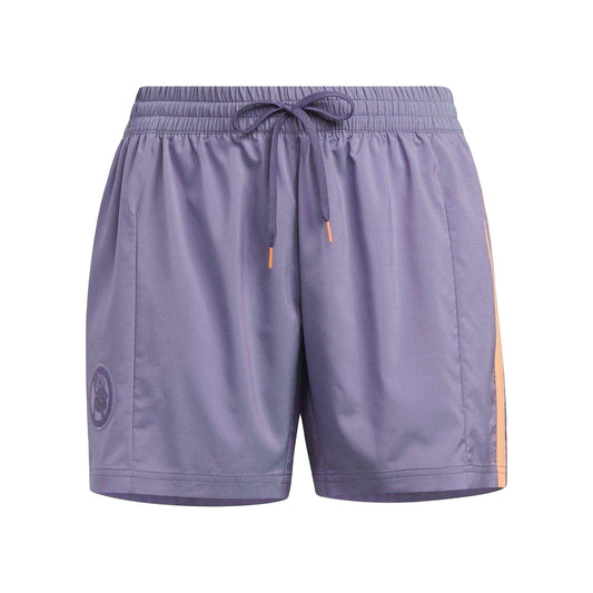 Purple - Front - Adidas Womens-Ladies Plus Basketball Shorts