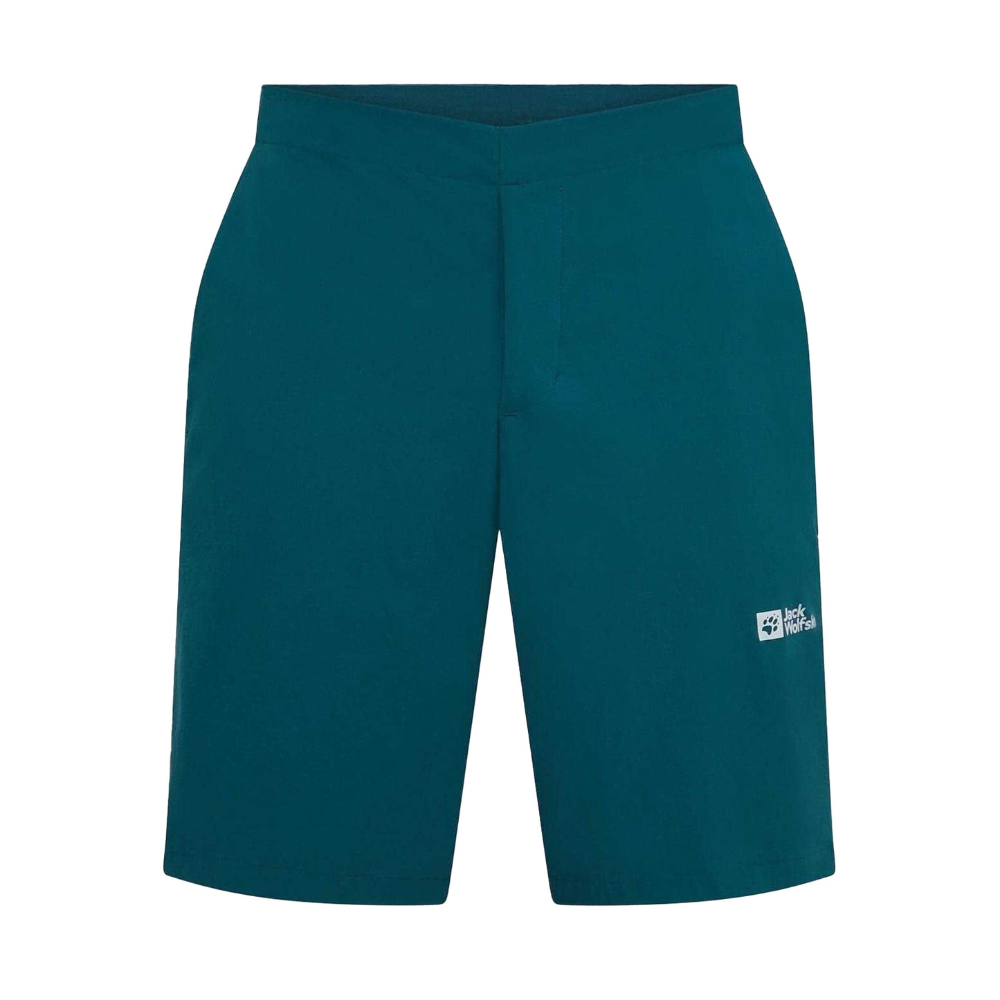Green - Front - Jack Wolfskin Mens Relaxed Fit Shorts