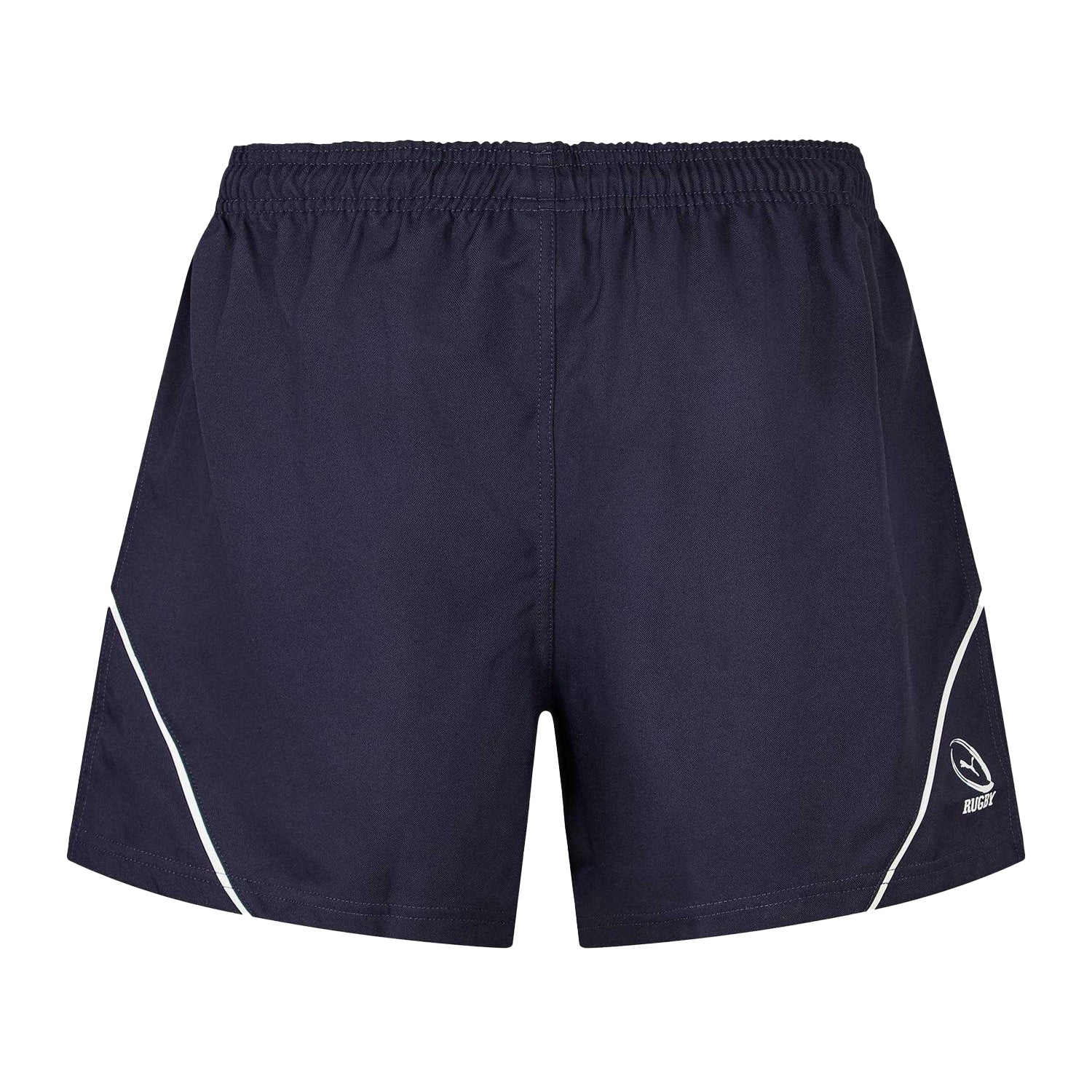 Black - Back - Puma Mens Woven Rugby Shorts