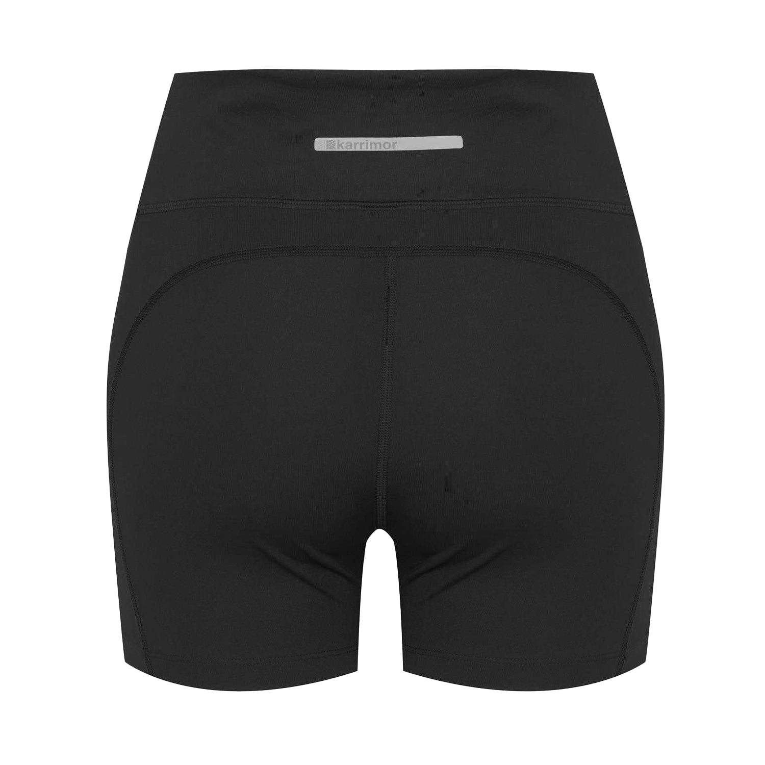 Black - Back - Karrimor Womens-Ladies Tight Shorts