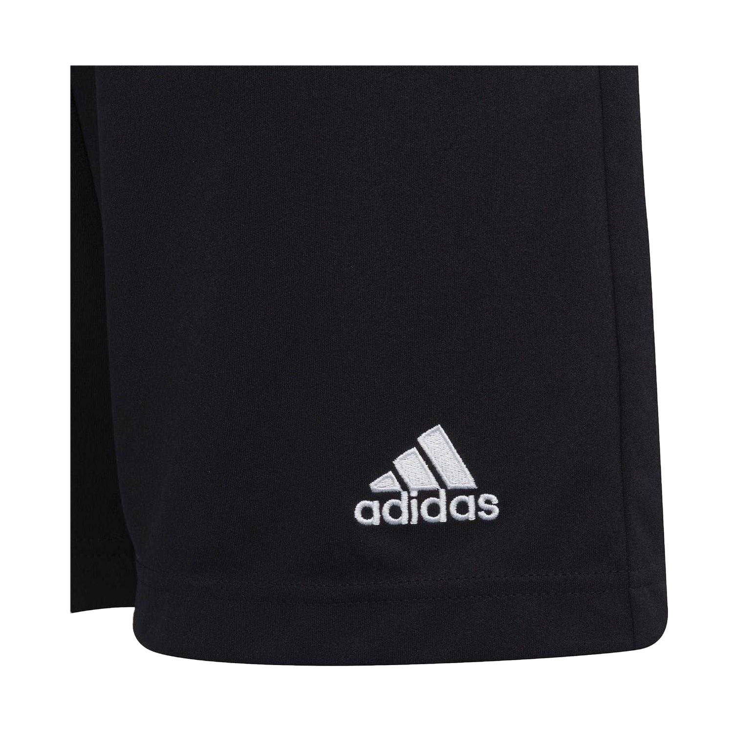 Black - Side - Adidas Childrens-Kids ENT22 Training Shorts