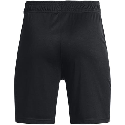 Black-White - Back - Under Armour Childrens-Kids Core Shorts