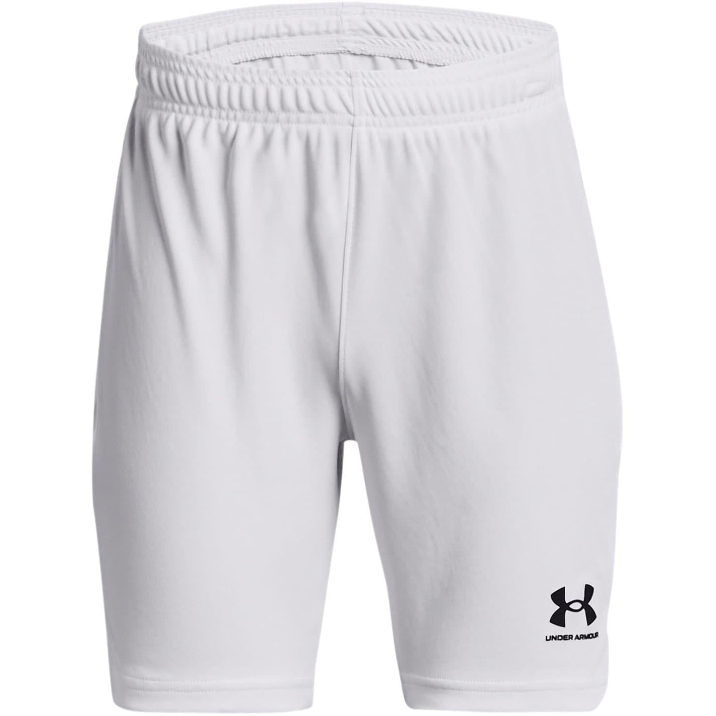White - Front - Under Armour Childrens-Kids Core Shorts
