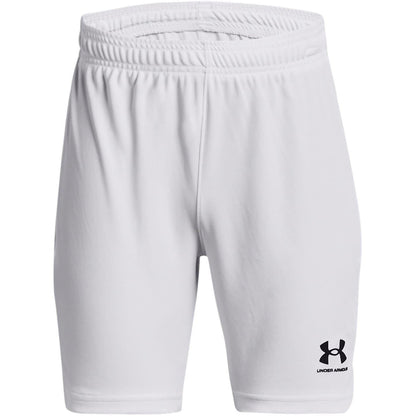 White - Front - Under Armour Childrens-Kids Core Shorts