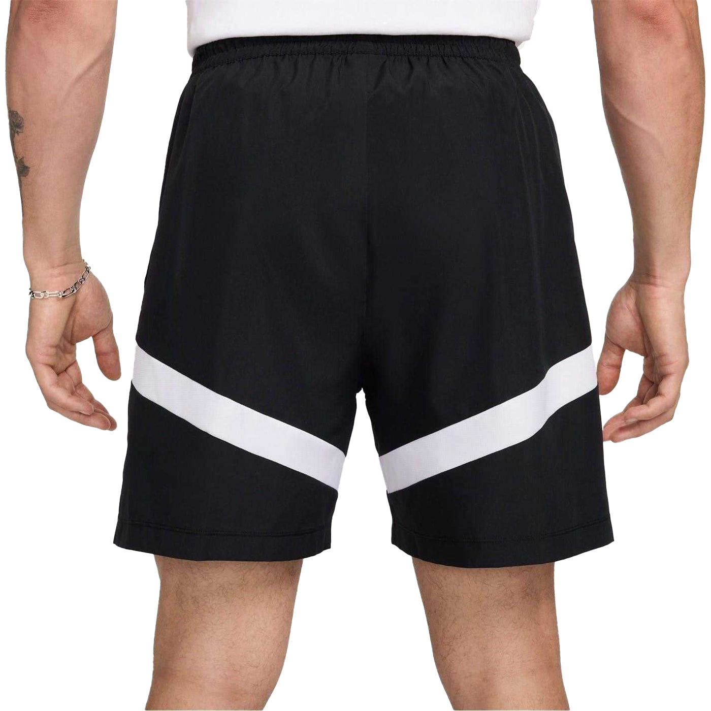 Black-White - Back - Nike Mens Icon Basketball Shorts