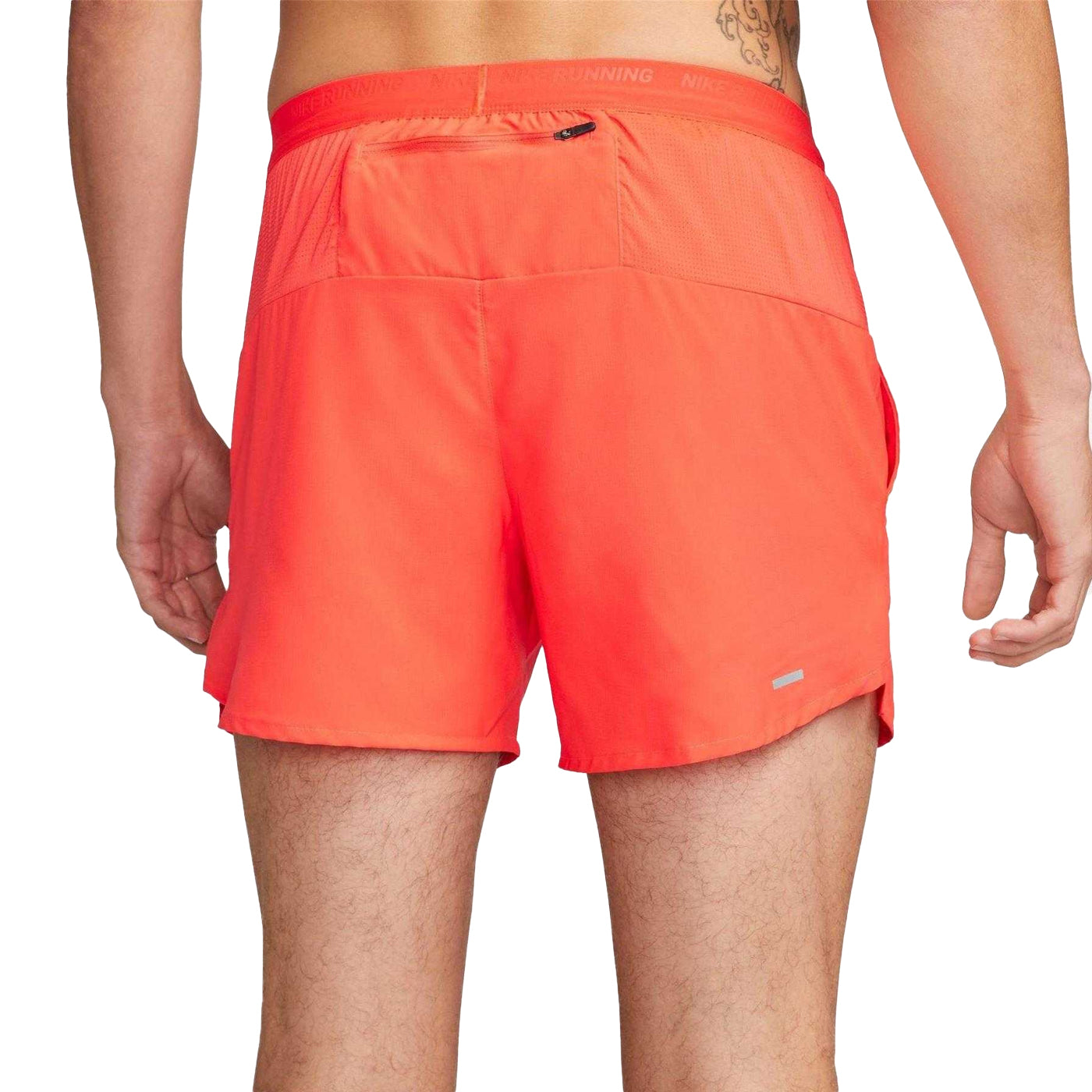 Bright Crimson - Back - Nike Mens Stride Running Shorts