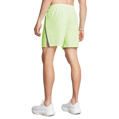 Green - Back - Under Armour Mens Launch 2 in 1 Running Shorts