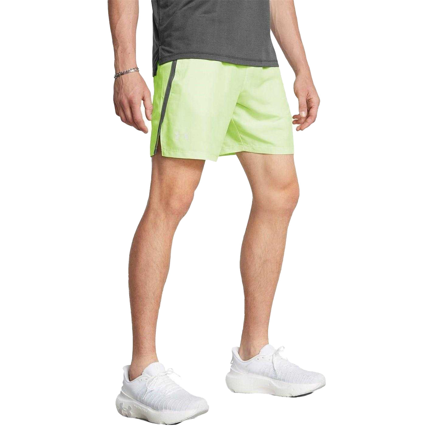 Green - Lifestyle - Under Armour Mens Launch 2 in 1 Running Shorts