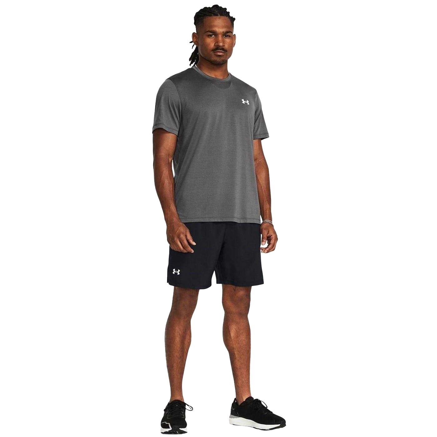 Black - Lifestyle - Under Armour Mens Launch 2 in 1 Running Shorts