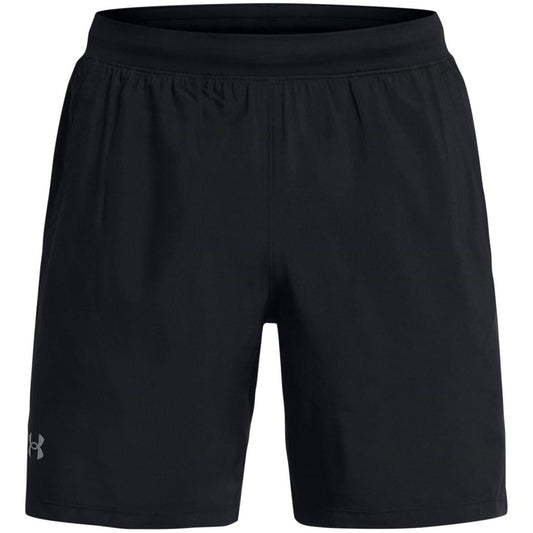 Black - Front - Under Armour Mens Launch 2 in 1 Running Shorts