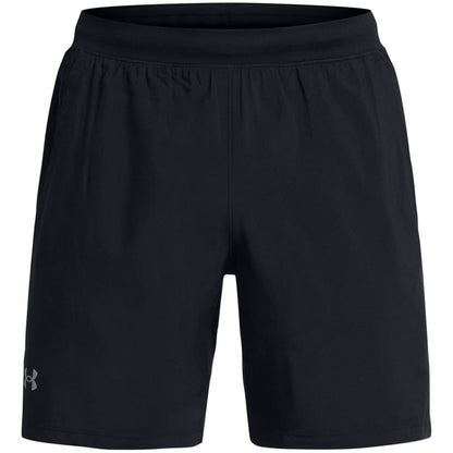 Black - Front - Under Armour Mens Launch 2 in 1 Running Shorts